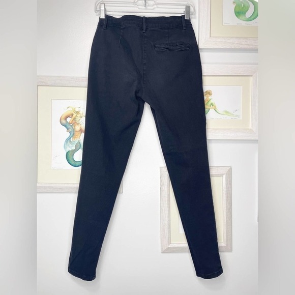 MODCLOTH Black High Rise Skinny Slacks Size 6 - Picture 3 of 7